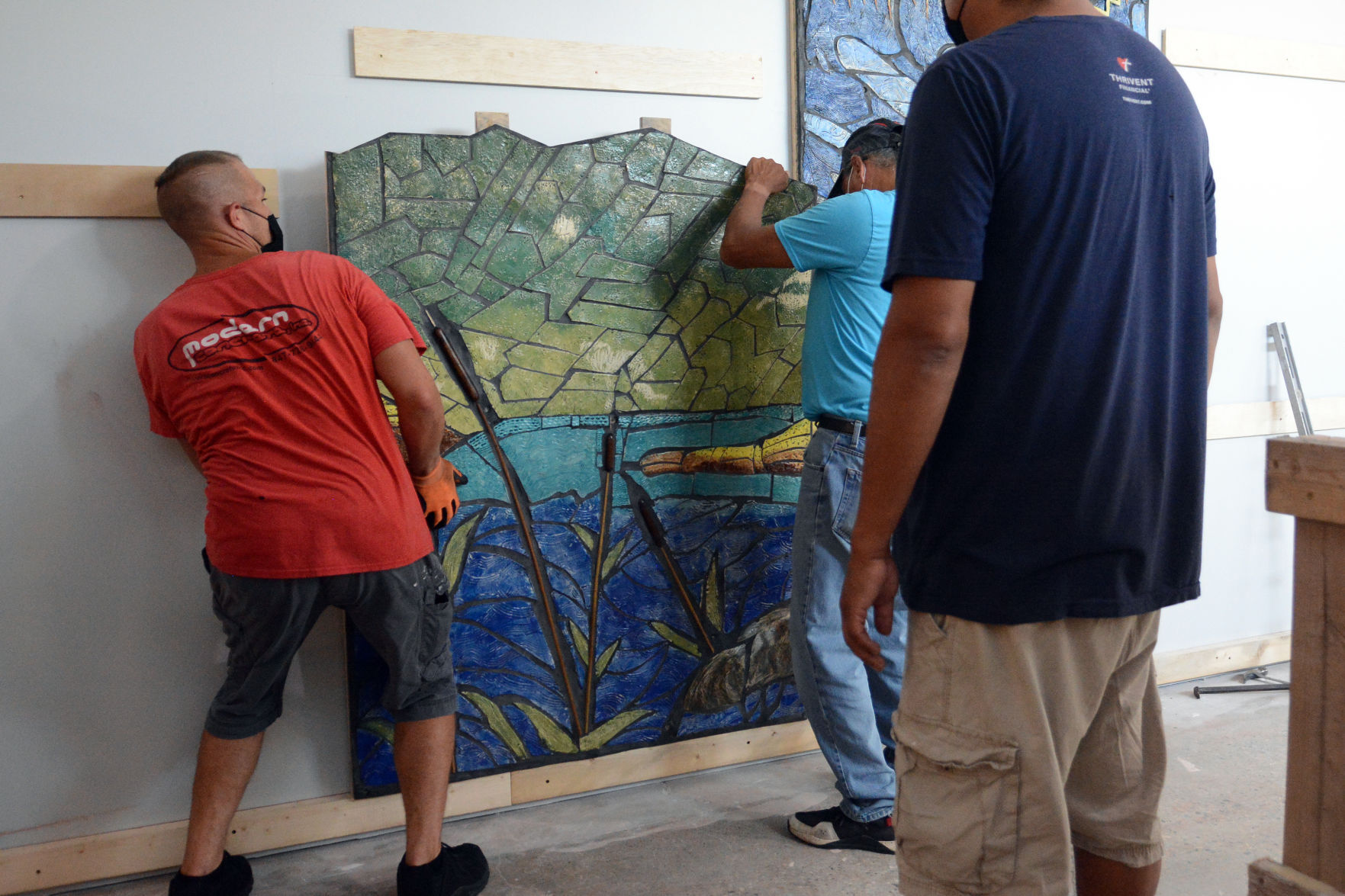 Little Eagle Arts Foundation mural for Baraboo middle school